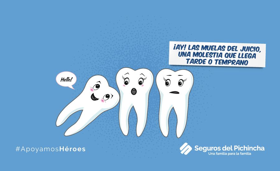 ¡Ay! Las muelas del juicio, una molestia que llega tarde o temprano