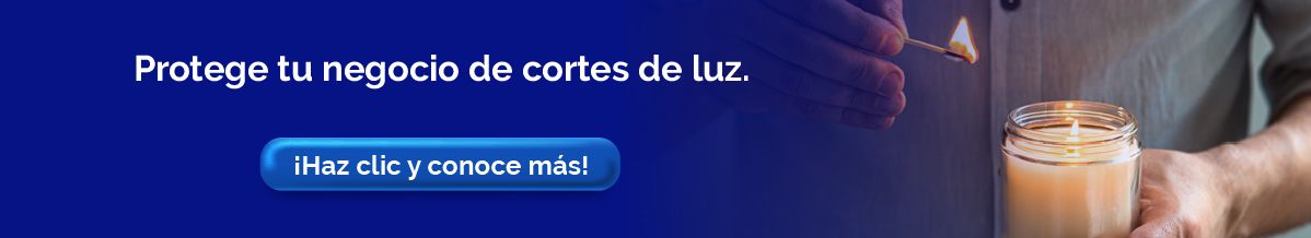 Cómo proteger tu negocio de cortes de luz 