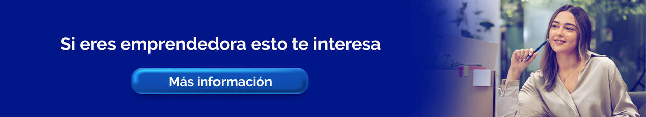 Una chica pensando en el desarrollo de su emprendimiento 